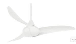 44" WHITE CEILING FAN