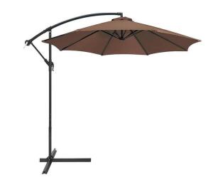 10 FOOT BROWN PATIO UMBRELLA