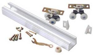 ALUMINUM POCKET DOOR TRACK SET