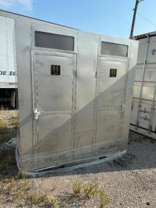 TWO GROUP JOB SITE PORTA POTTY SYSTEM.