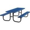 DESCRIPTION: (1) RECTANGULAR PICNIC TABLE BRAND/MODEL: ULTRASITE INFORMATION: BLUE SIZE: 218 LBS RETAIL$: $1220.00 EA QTY: 1