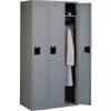 DESCRIPTION: (1) WARDROBE LOCKER BRAND/MODEL: TENNSCO #39FM23 INFORMATION: MEDIUM GRAY SIZE: 36 IN X 15 IN X 72 IN, LOUVERED, 1 TIERS, 3 UNITS WIDE, P