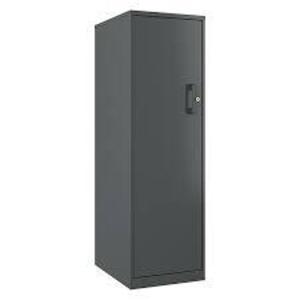 DESCRIPTION: (1) STORAGE CABINET BRAND/MODEL: SOHO #22600, SPACE SOLUTIONS INFORMATION: CHARCOAL SIZE: 4 SHELF, NEEDS WORK, MUST COME INSPET RETAIL$: