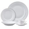 GIBSON 12PC TUXEDO DELUXE DINNERWARE SET RETAILS FOR $33.99