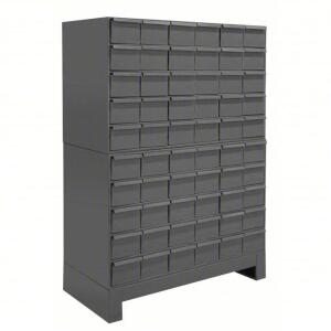 DESCRIPTION: (1) ENCLOSED BIN STORAGE BRAND/MODEL: DURHAM #3HFK3 INFORMATION: GRAY SIZE: 60 BINS RETAIL$: $1043.00 EA QTY: 1