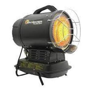 DESCRIPTION: (1) QUIET BURNER PROTABLE KEROSENE HEATER BRAND/MODEL: MR HEATER INFORMATION: RADIANT SIZE: 70000 BTU RETAIL$: $249.99 EA QTY: 1