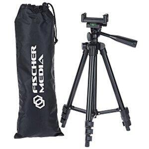 DESCRIPTION: (1) TRIPOD WITH PHONE ATTACHMENTS SIZE: EXPANDABLE RETAIL$: $199.99 EA QTY: 1