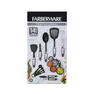 DESCRIPTION: (1) SET OF TOOLS AND GADGETS BRAND/MODEL: FARBERWARE INFORMATION: BLACK SIZE: 14 PIECES RETAIL$: $25.13 TOTAL QTY: 1