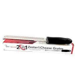 DESCRIPTION: (6) ZESTER AND CHEESE GRATER BRAND/MODEL: CHEF'S NECESSITIES RETAIL$: $10.00 EA QTY: 6