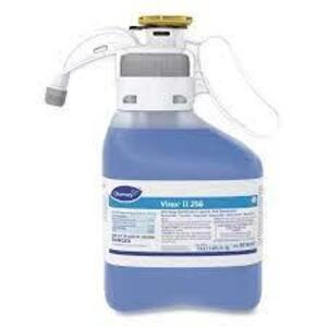 DESCRIPTION: (2) ONE STEP DISINFECTANT CLEANER BRAND/MODEL: DIVERSEY VIREX 2 256 SIZE: 2.5 L RETAIL$: $35.65 EA QTY: 2