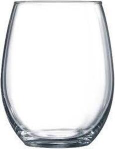 DESCRIPTION: (1) SET OF (12) STEMLESS GLASS TUMBLER BRAND/MODEL: LUMINARC SIZE: 21 OZ RETAIL$: $30.00 EA QTY: 1