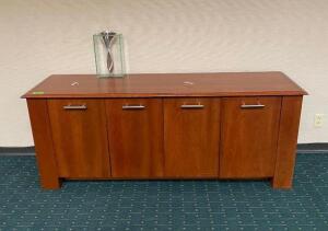 71 INCH PREMIUM CREDENZA WITH CONTENTS