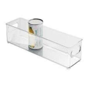 DESCRIPTION: (1) SET OF (4) KITCHEN BINS BRAND/MODEL: IDESIGN INFORMATION: CLEAR RETAIL$: $34.35 EA QTY: 1