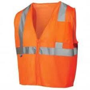 DESCRIPTION: (1) CASE OF APROX (20) SAFETY VEST BRAND/MODEL: 26083071 SIZE: 3XL RETAIL$: $10.00 PER VEST QTY: 1