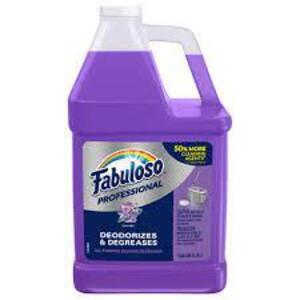 DESCRIPTION: (1) DEODORIZER AND DEGREASER CONCENTRATEBRAND/MODEL: FABULOSOINFORMATION: LAVENDER, MAKES UP TO 64 GALLONS OF CLEANERSIZE: 1 GALLONRETAIL$: $42.00/EAQTY: 1