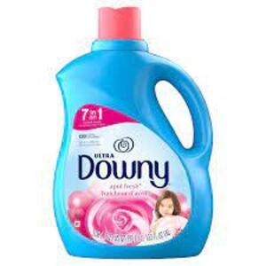 DESCRIPTION: (2) FABRIC REFRESHER LIQUID FABRIC SOFTENER BRAND/MODEL: DOWNY INFORMATION: APRIL FRESH SCENT SIZE: 64 OZ RETAIL$: $10.00 EA QTY: 2