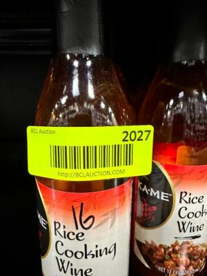 (16)- BOTTLES OF RICE COOKING WINE