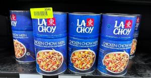 (8)- CANS OF CHICKEN CHOW MEIN