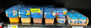 (32)- CONTAINERS OF BABY FOOD