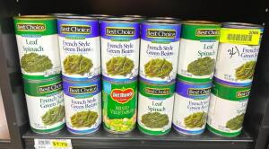 (34)- CANS OF GREEN BEANS