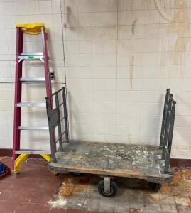 ROLLING CART AND LADDER SET