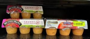 (15)- PACKAGES OF APPLE SAUCE