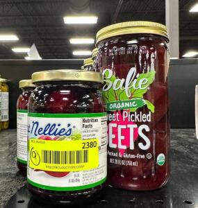 (9)- JARS OF BEETS