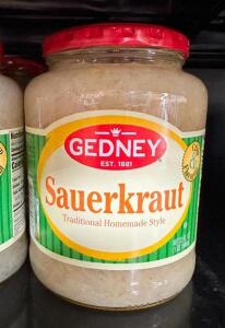 (9)- JARS OF SAUERKRAUT