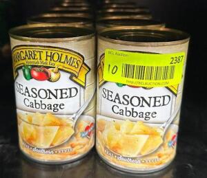 (10)- CANS OF SEASONED CABBAGE