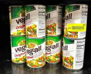 (24)- CANS OF MIXED VEGETABLES