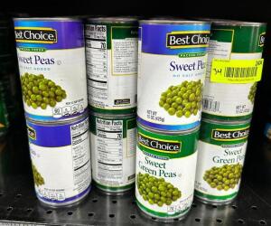 (34)- CANS OF PEAS