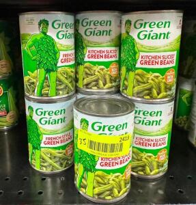 (35)- CANS OF GREEN BEANS