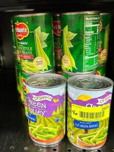 (36)- CANS OF GREEN BEANS