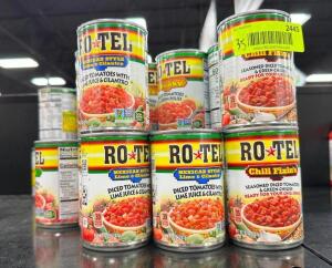 (35)- CANS OF ROTEL