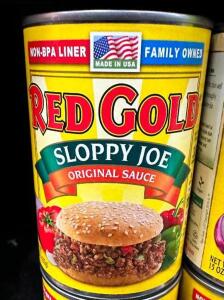 (18)- CANS OF SLOPPY JOE SAUCE