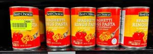 (20)- CANS OF SPAGHETTI RINGS PASTA