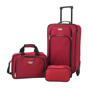 TRAVELERS CLUB 3PC CLUB EURO LIGHTWEIGHT LUGGAGE SET RETAILS FOR $140.00