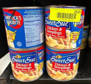 (7)- CANS OF CHICKEN AND DUMPLINGS