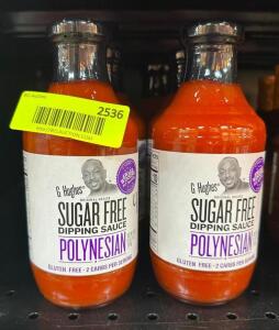 (6)- BOTTLES OF SUGAR FREE POLYNESIAN SAUCE