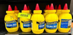 (14)- BOTTLES OF YELLOW MUSTARD