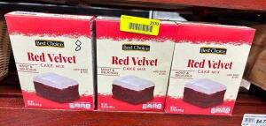 (8)- RED VELVET CAKE MIXES