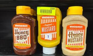 (7)- ASSORTED WHATABURGER SAUCES