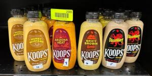 (28)- ASSORTED KOOPS SAUCES