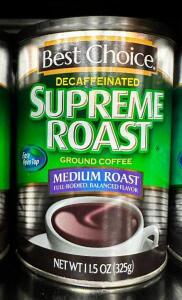 (9)- CANS OF DECAF COFFEE