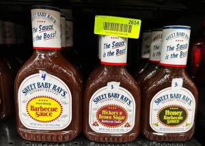 (7)- BOTTLES OF SWEET BABY RAYS BBQ SAUCE