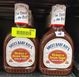 (10)- BOTTLES OF HICKORY & BROWN SUGAR BBQ SAUCE