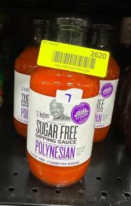 (7)- BOTTLES OF SUGAR FREE POLYNESIAN SAUCE