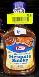 (12)- BOTTLES OF MESQUITE SMOKE BBQ SAUCE