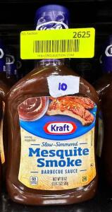 (10)- BOTTLES OF MESQUITE SMOKE BBQ SAUCE