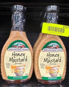 (4)- HONEY MUSTARD DRESSINGS